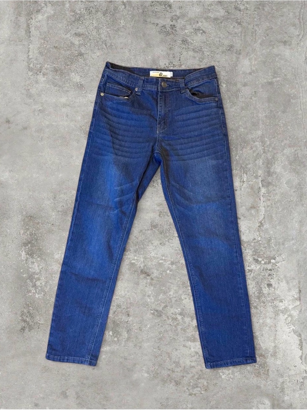 Slim Tapered Men's Jeans in Deep Indigo